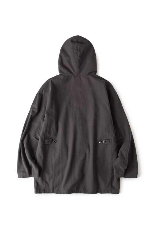 Hooded Mil Parka Charcoal
