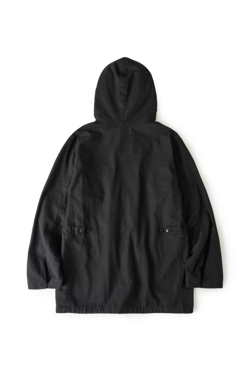 Hooded Mil Parka Black