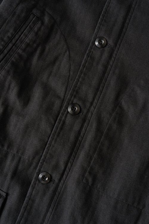 Hooded Mil Parka Black
