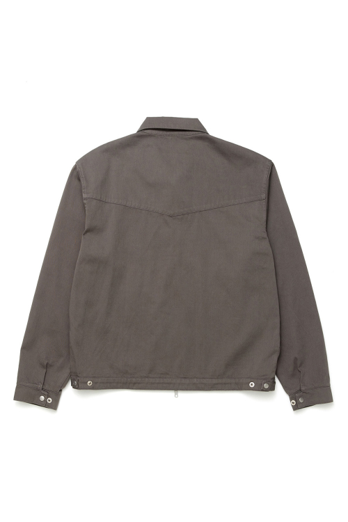 Plain Blouson Mud Brown