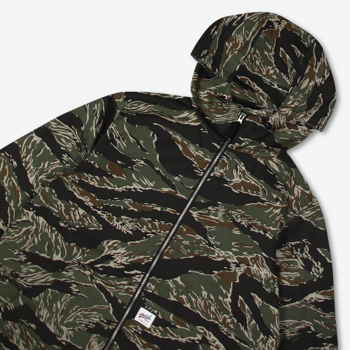 Худи на молнии с камуфляжным лого Wave Tiger Camo