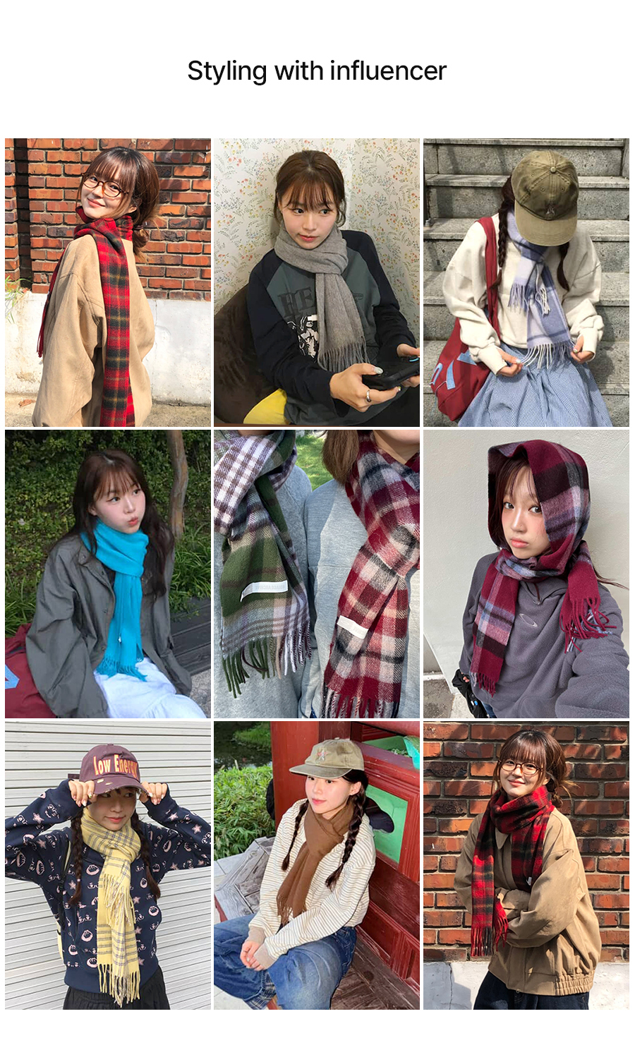 SOFT WOOL MUFFLER - 15 COLORS 