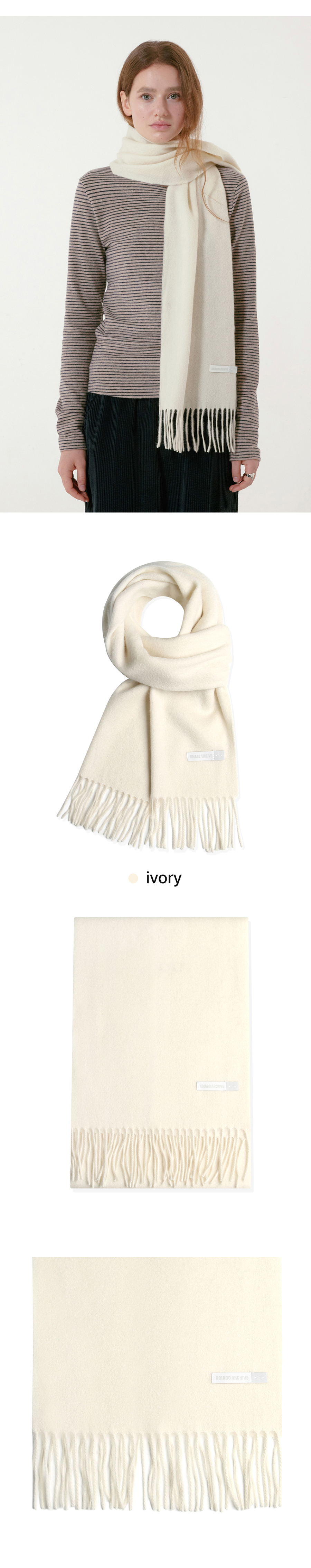 SOFT WOOL MUFFLER - 15 COLORS 