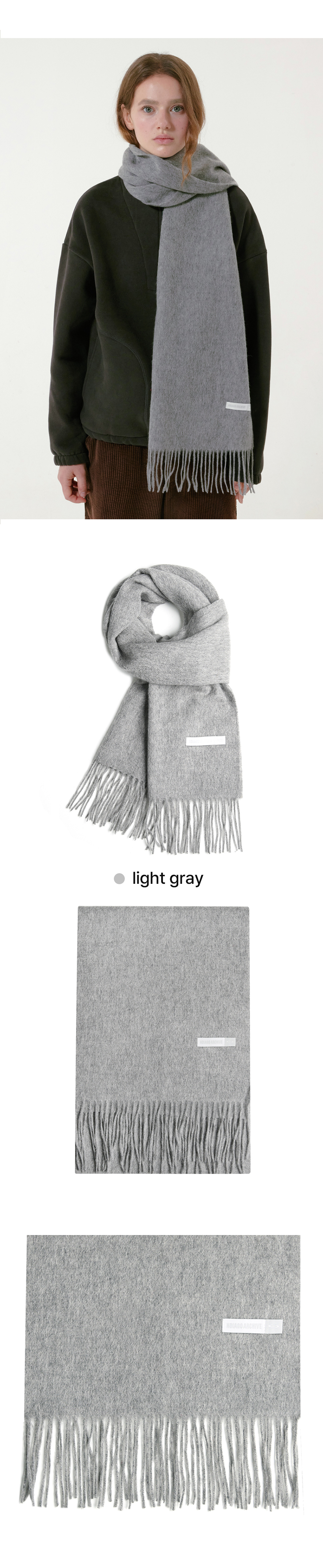 SOFT WOOL MUFFLER - 15 COLORS 