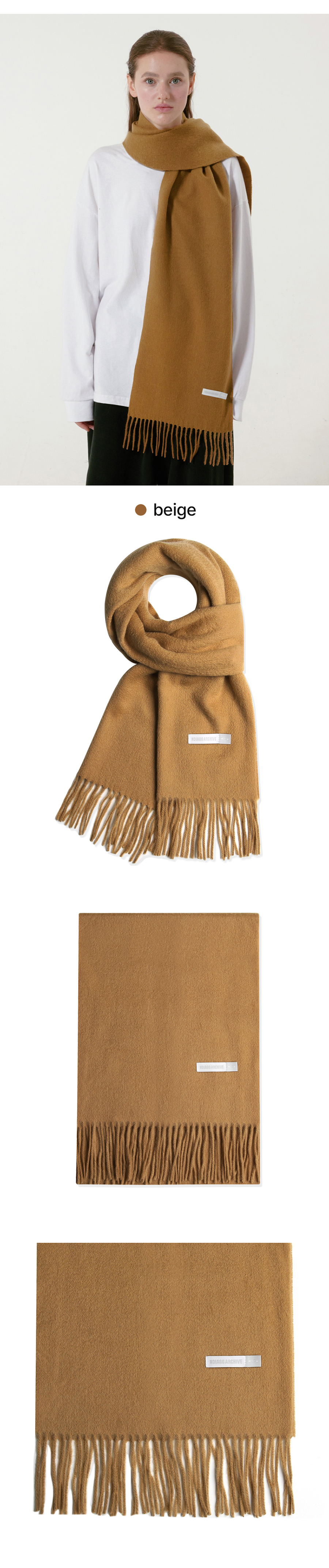 SOFT WOOL MUFFLER - 15 COLORS 