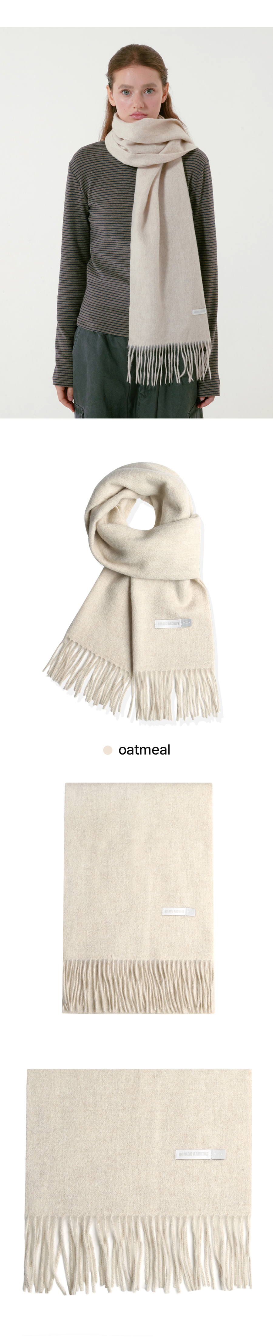 SOFT WOOL MUFFLER - 15 COLORS 