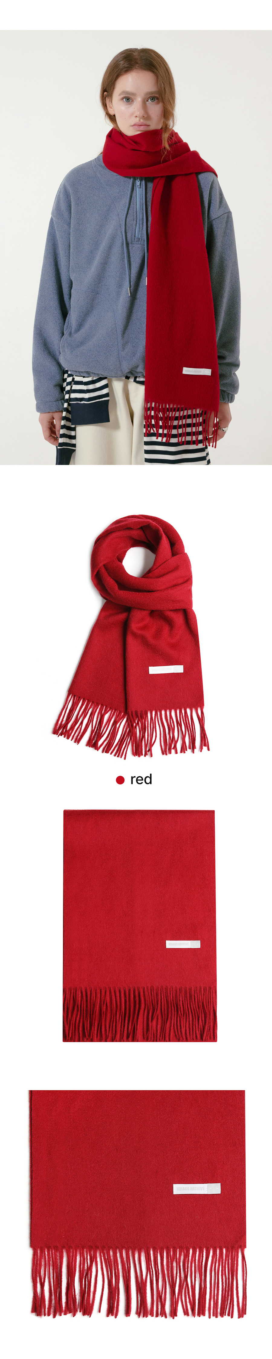 SOFT WOOL MUFFLER - 15 COLORS 