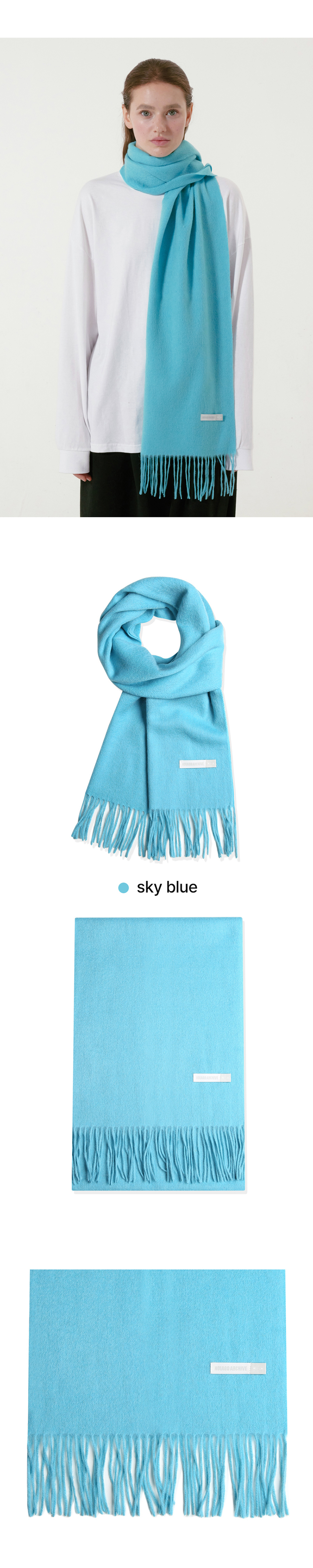 SOFT WOOL MUFFLER - 15 COLORS 