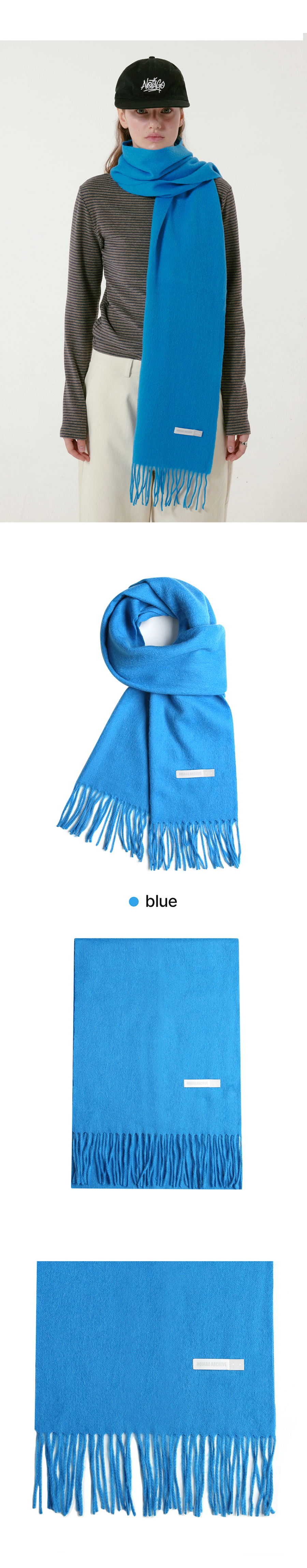 SOFT WOOL MUFFLER - 15 COLORS 