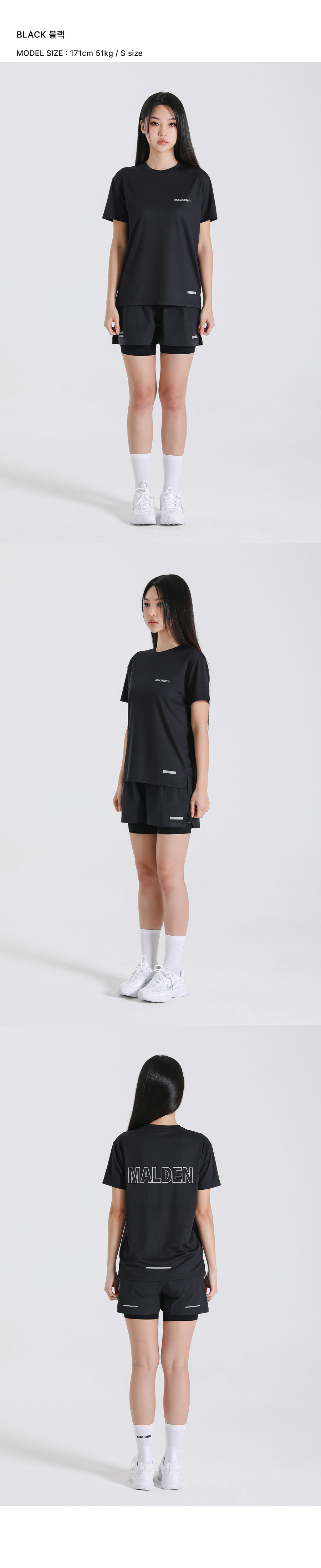WOMEN REFLECTIVE 2IN1 RUNNING SHORTS 