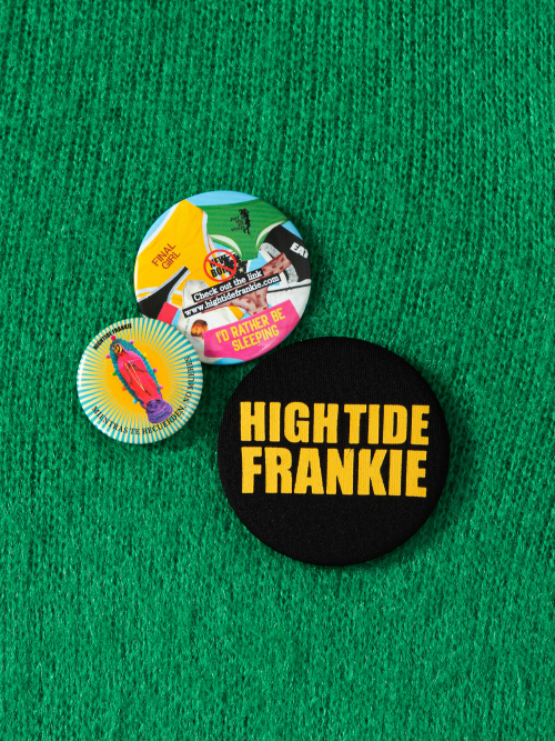 Frankie 3 Pins Round Knit Green