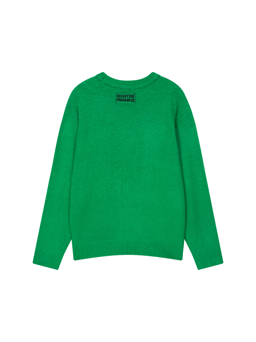 Frankie 3 Pins Round Knit Green