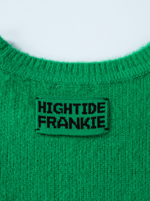 Frankie 3 Pins Round Knit Green
