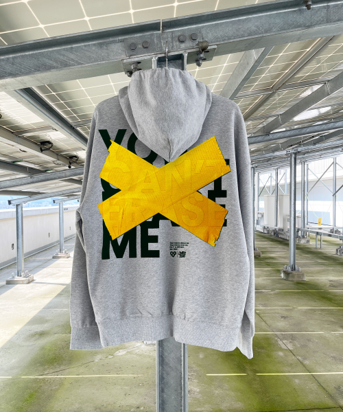 Худи на двухсторонней молнии YCEM YELLOW с графикой