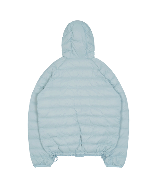 TCM mini logo raglan light puffer jacket (sky blue)