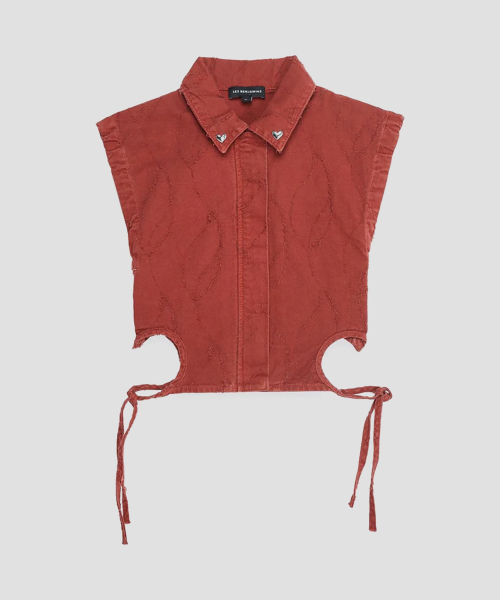 (W) Жилет 001 BURNT CRIMSON