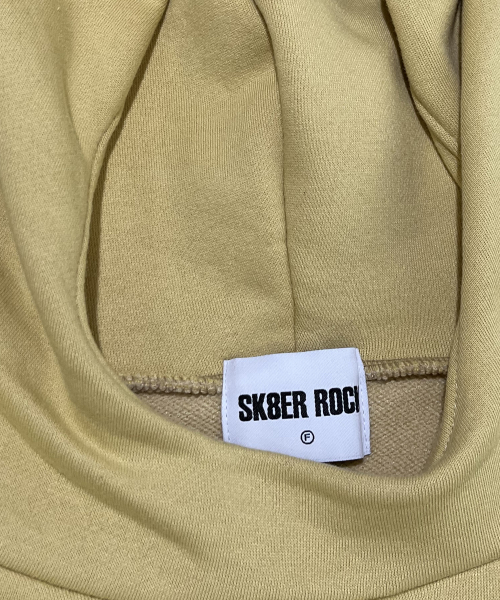 Double Cross Crop Sweat Hoodie((buttercup))