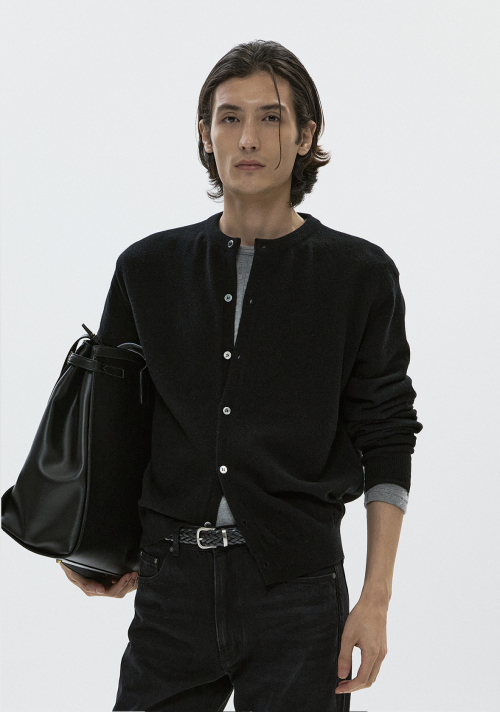 Bootcut Fit Denim Jeans- Washed Black