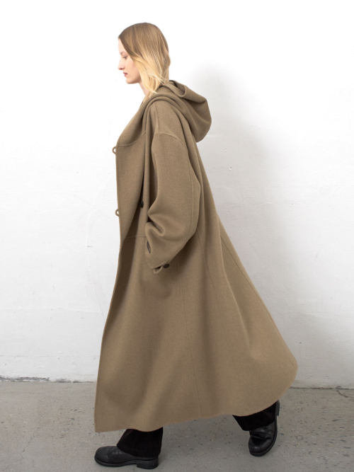 ROMY HOOD HANDMADE COAT(CT-1456)