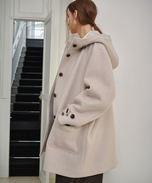 Полупальто из кашемира 6509 (Light Beige)