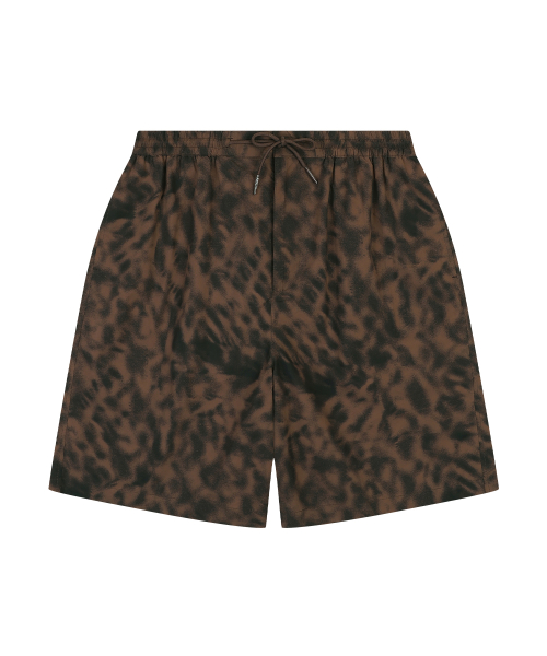 PATTERN SHORTS[BROWN]