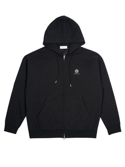 Худи на молнии overfit Signature.1 [Black/White]