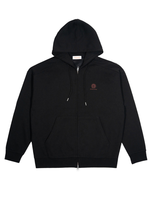 Оверсайз худи на молнии signature.1 [Black/Red]