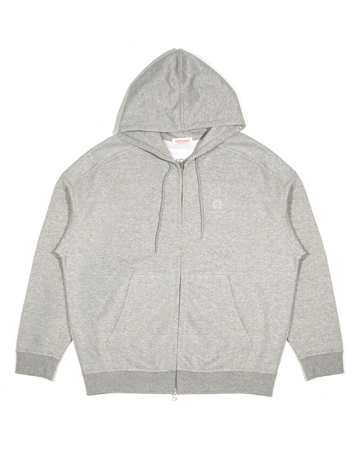 Оверсайз худи на молнии Signature.1 (Grey/White)