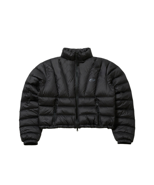 Короткий легкий пуховик из утиного пуха Black