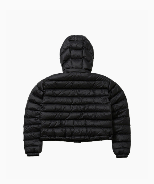 Короткий легкий пуховик из утиного пуха Black