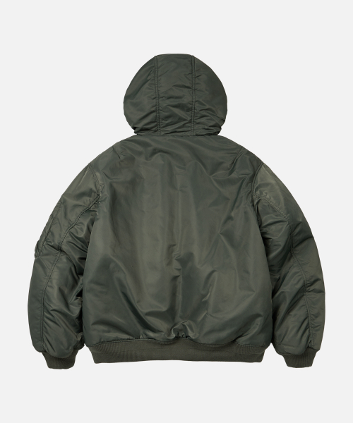 ACTIVE MA-1 HOODED PARKA_ OLIVE
