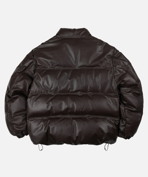 SNOWDON LAMBSKIN DOWN JACKET_ BROWN