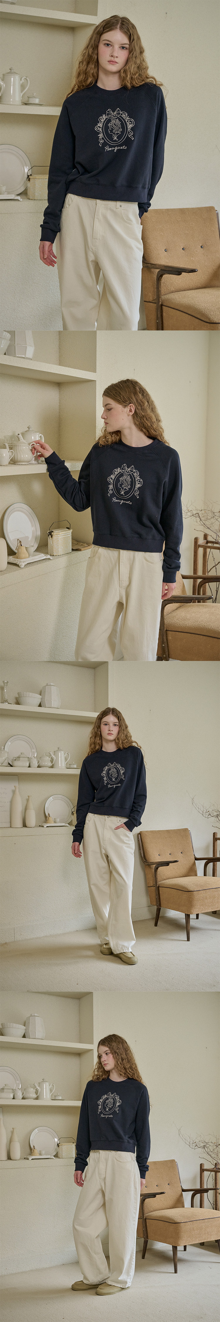 RAGLAN SWEATSHIRT - 2 COLORS NAVY