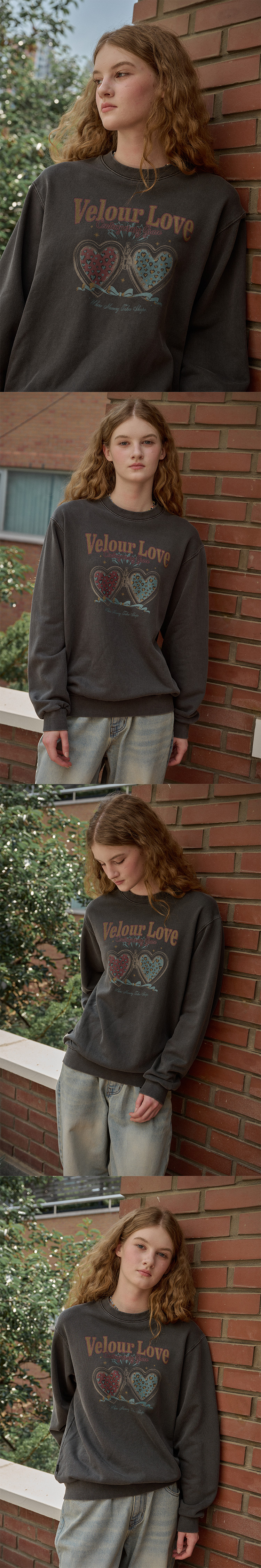 LOVE PIGMENT SWEATSHIRT