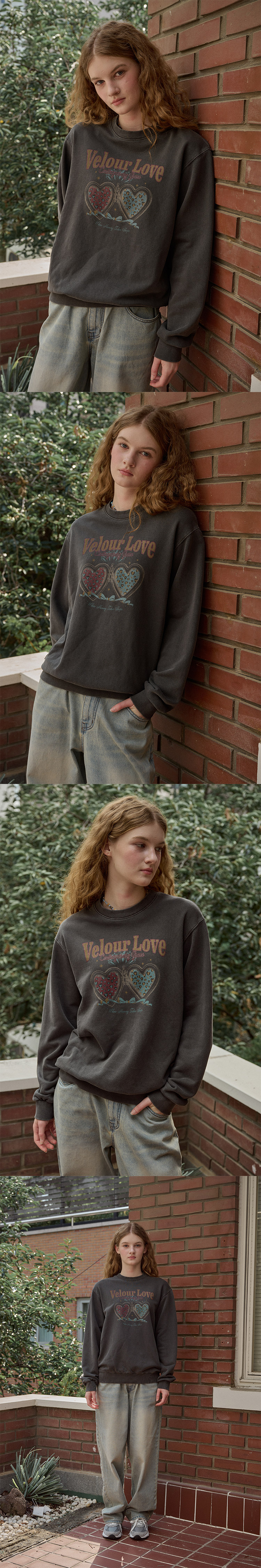 LOVE PIGMENT SWEATSHIRT