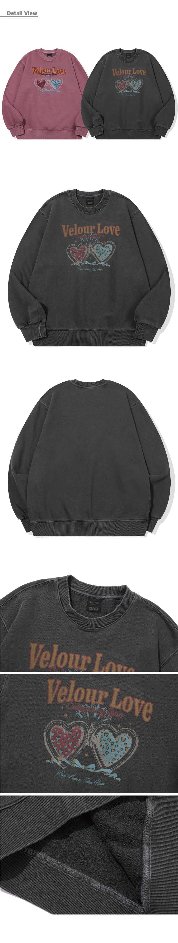 LOVE PIGMENT SWEATSHIRT
