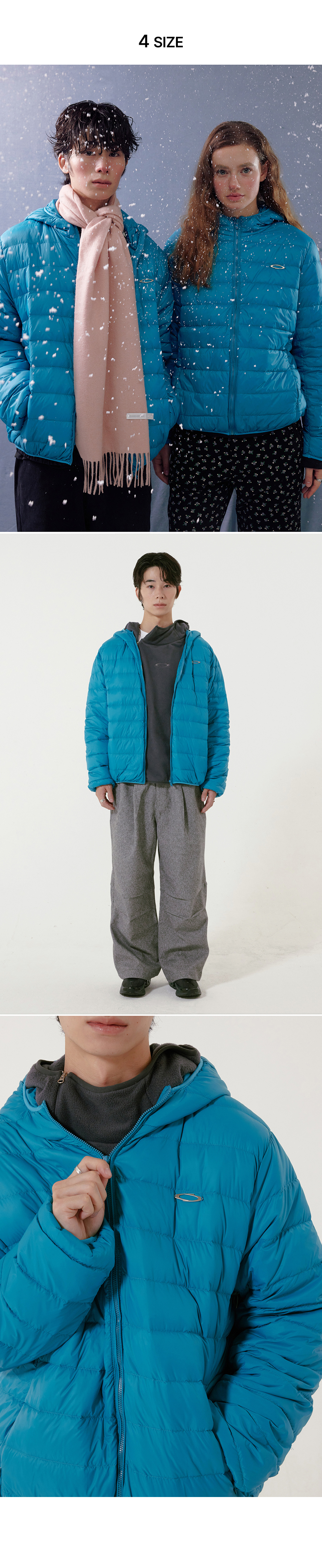 LIGHTWEIGHT HEAT JACKET - 11 COLORS OCEAN BLUE