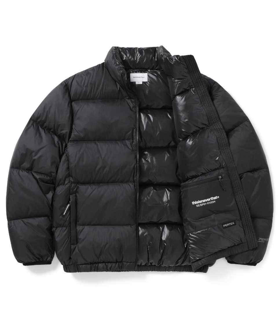 MUSINSA | THISISNEVERTHAT PERTEX T Down Jacket Black