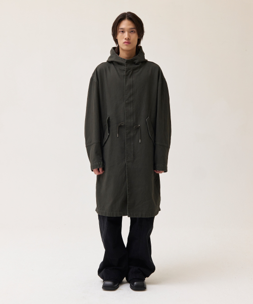 Парка фиштейл Dusty Washed Khaki