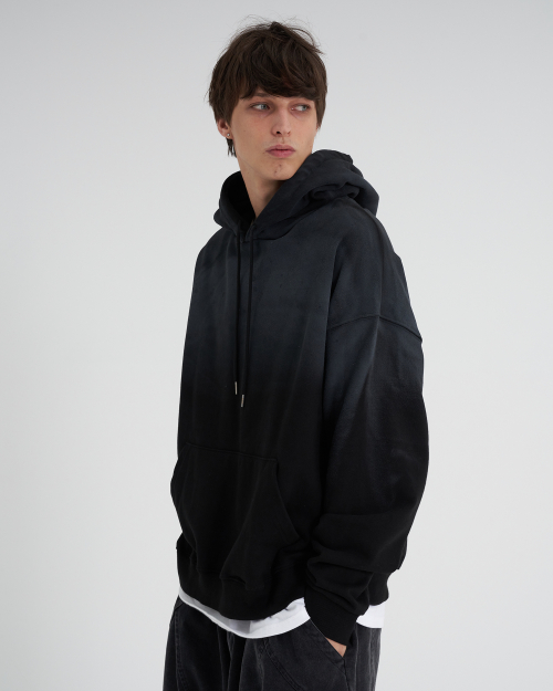 Худи Half Spray Black