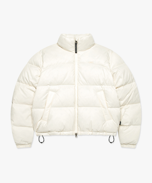 WM OG CROP PUFFER DUCK DOWN PARKA cream