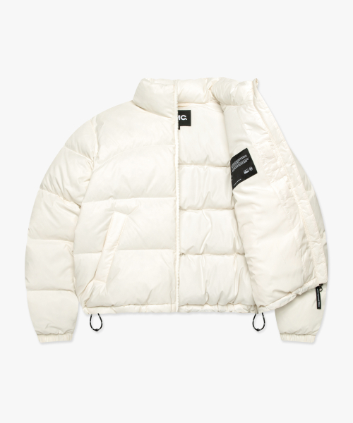 WM OG CROP PUFFER DUCK DOWN PARKA cream