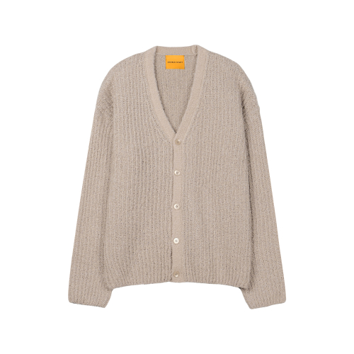 Hairy трикотажный кардиган (Beige)