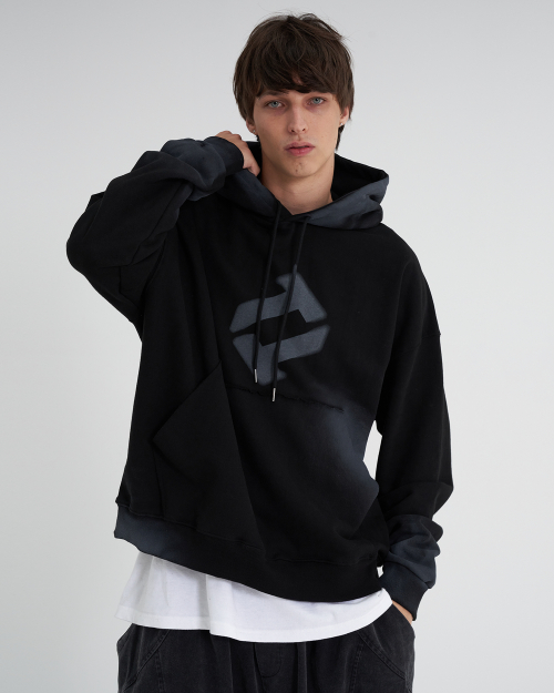 Худи T2 Spray Black