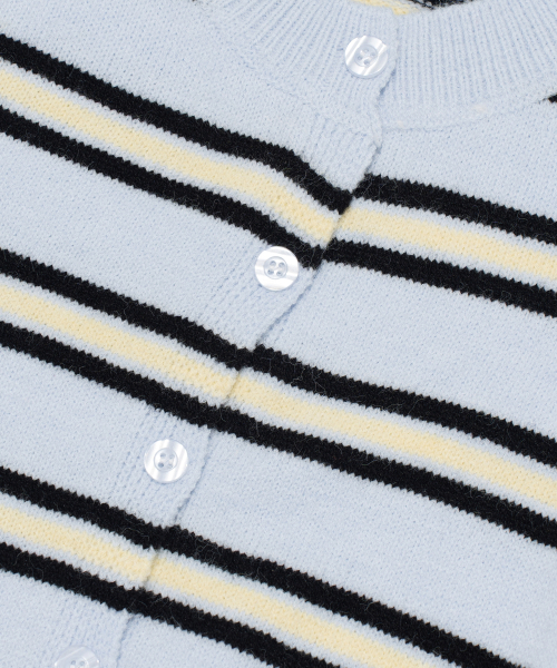 MULTI-STRIP CARDIGANBLUE