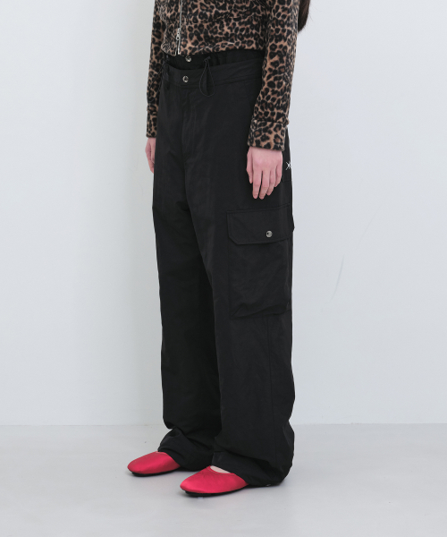 Утепленные брюки карго (Black)
