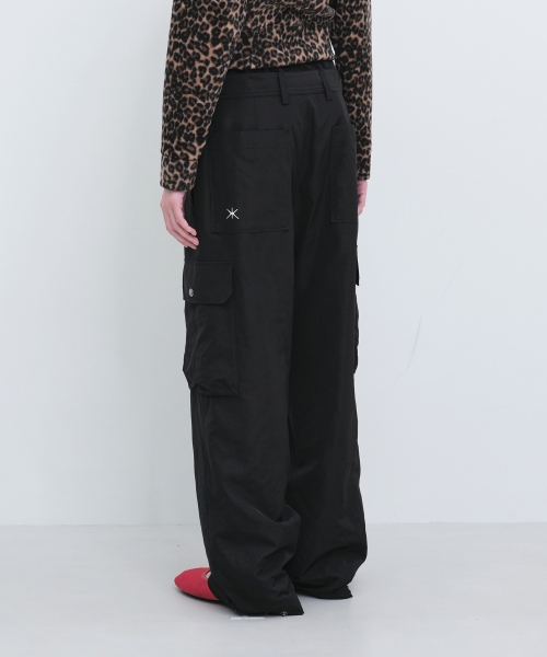 Утепленные брюки карго (Black)
