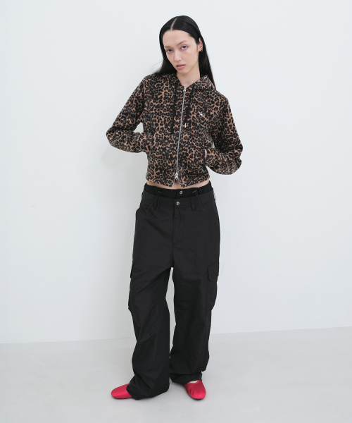 Утепленные брюки карго (Black)