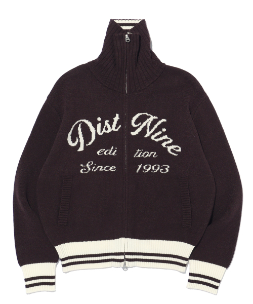 Varsity гольф трикотаж на молнии LQ5SF506_BROWN