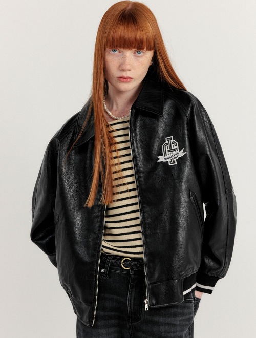 [восстановленный] GI музей Varsity куртка [BLACK] / SBC1U07007